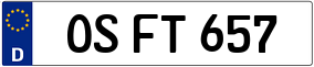 Truck License Plate